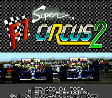 Super F1 Circus 2 (Japan) screen shot title